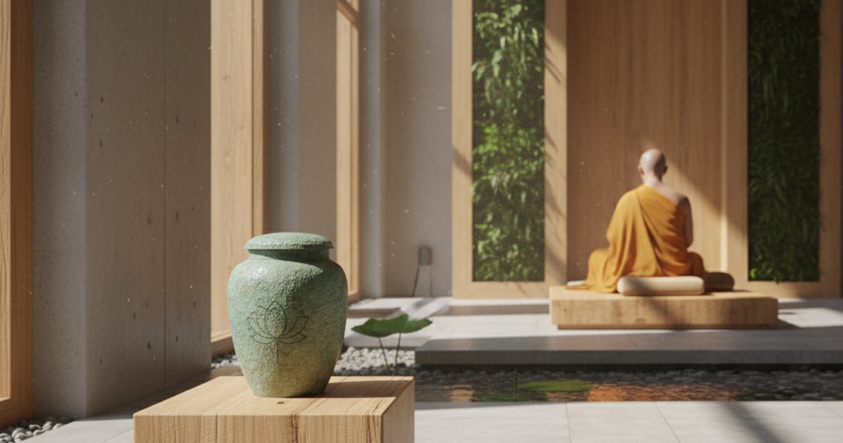 Linsan Temple's modern, sustainable Buddhist funeral services in Singapore with biodegradable urns