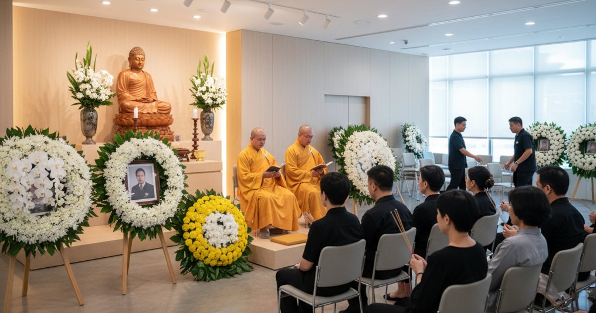 Buddhist funeral services in Singapore at Linsan Temple facing manpower challenges